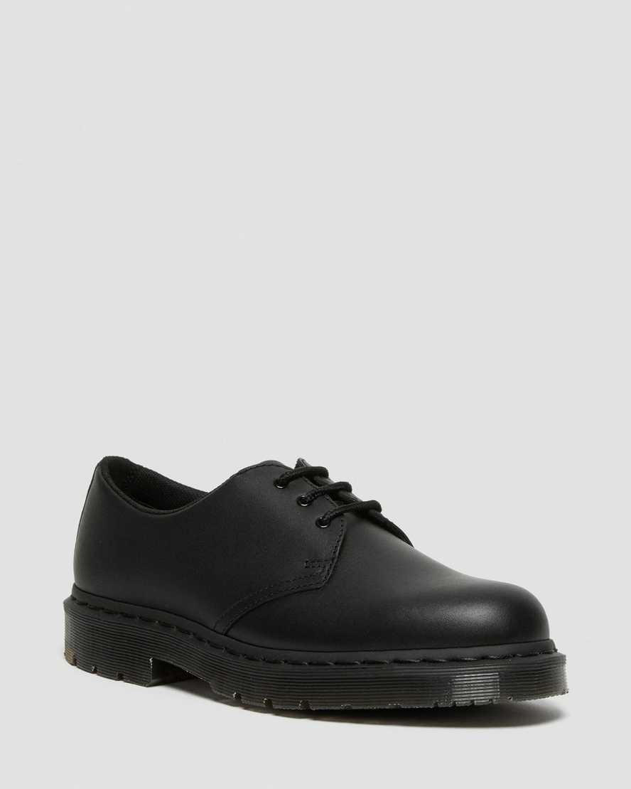 Dr. Martens 1461 Mono Slip Resistant Naisten Juhlakengät - Mustat Kengät [789-FKHIGO]